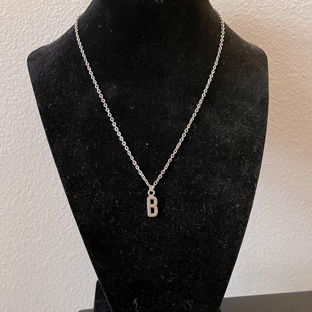 Handmade Letter B Necklace